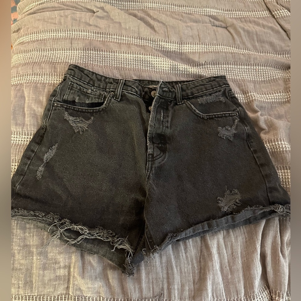 Wild Fable Black Ripped Jean Shorts Women’s